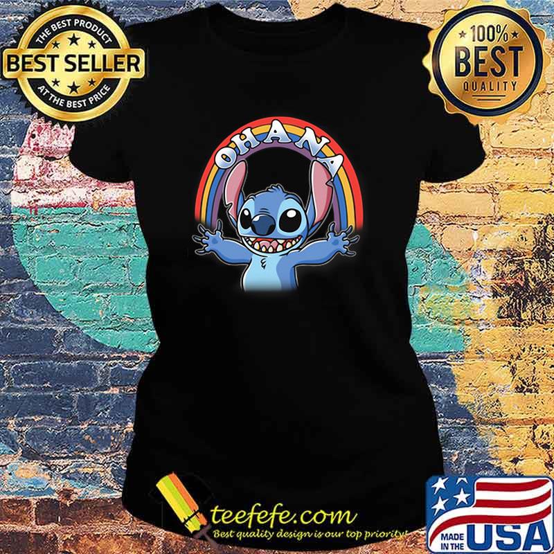 Ohana Raibow Stitch Shirt Ladies tee Ohana Raibow Stitch Shirt Ladies tee