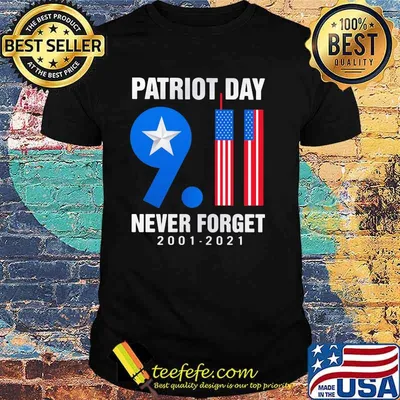 Patriot Day Never Forget 2001 2021 American Flag Shirt