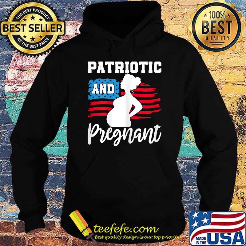 Patriotic And Pregnant Baby Reveal 4th Of July Pregnancy T-Shirt Hoodie Patriotic And Pregnant Baby Reveal 4th Of July Pregnancy T-Shirt Hoodie
