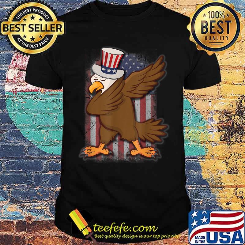 Patriotic Eagle 4th of July Dab USA American Flag T-Shirt Patriotic Eagle 4th of July Dab USA American Flag T-Shirt