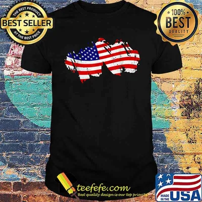 Patriotic US Flag July 4th  T-Shirt