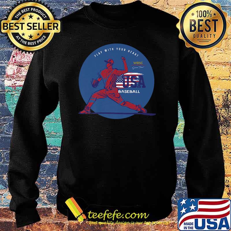 Play With Your Heart Usa baseball American Flag Shirt Sweater Play With Your Heart Usa baseball American Flag Shirt Sweater