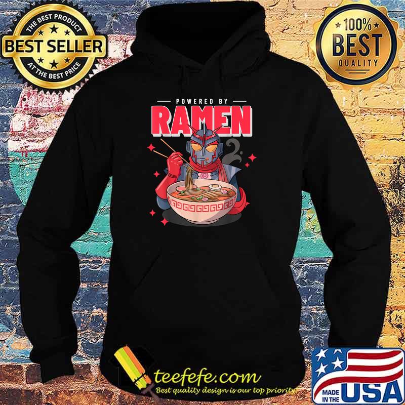 Powered By Ramen Japanese Anime Funny Robot Ramen Noodles T-Shirt Hoodie Powered By Ramen Japanese Anime Funny Robot Ramen Noodles T-Shirt Hoodie