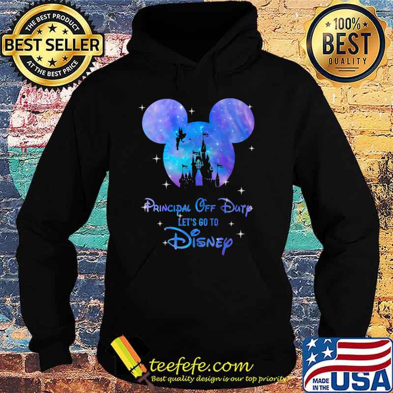 Principal Off Duty Let's Go To Disney Mickey Castle Hologram Shirt Hoodie Principal Off Duty Let's Go To Disney Mickey Castle Hologram Shirt Hoodie