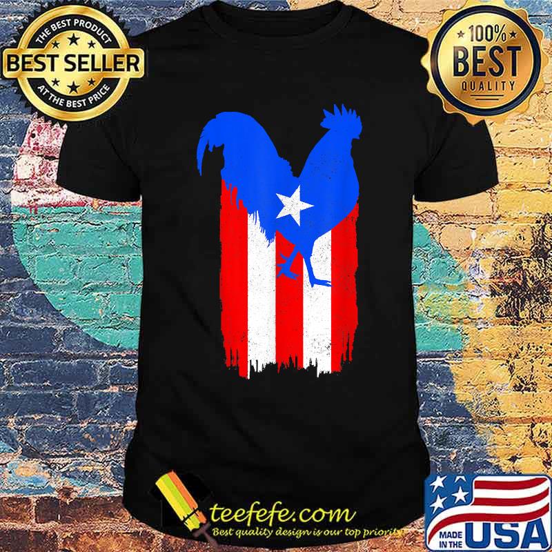 Puerto Rico Gallero Puerto Rican Flag Pride Boricua T-Shirt