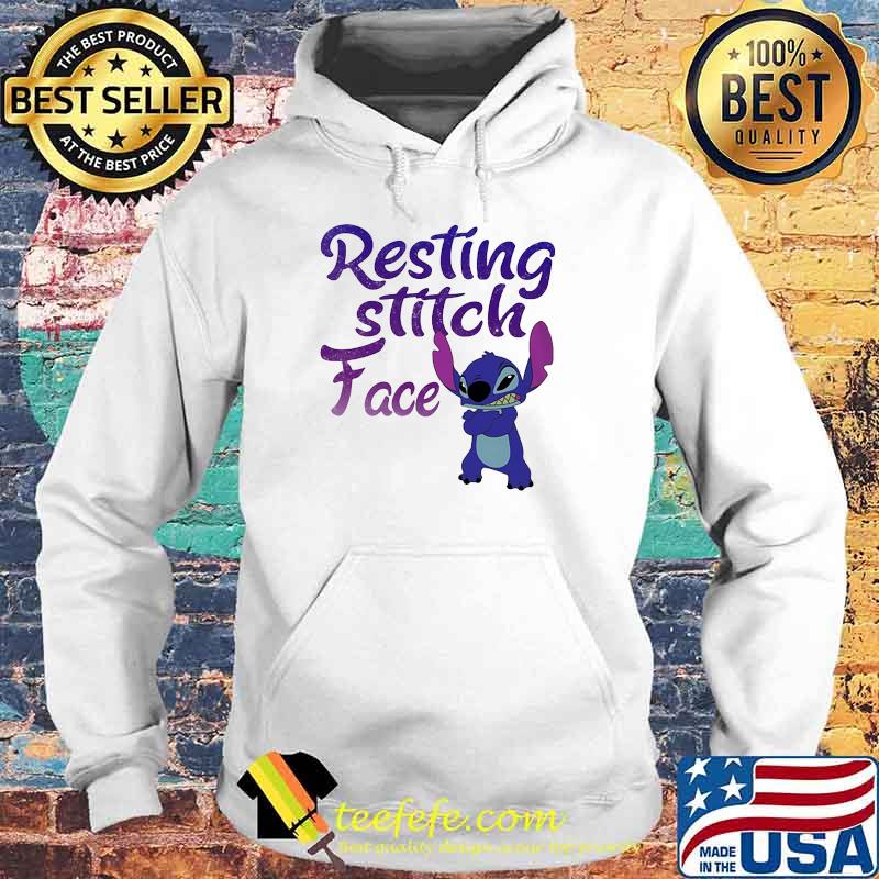 Resting Stitch Face stitch Shirt Hoodie Resting Stitch Face stitch Shirt Hoodie