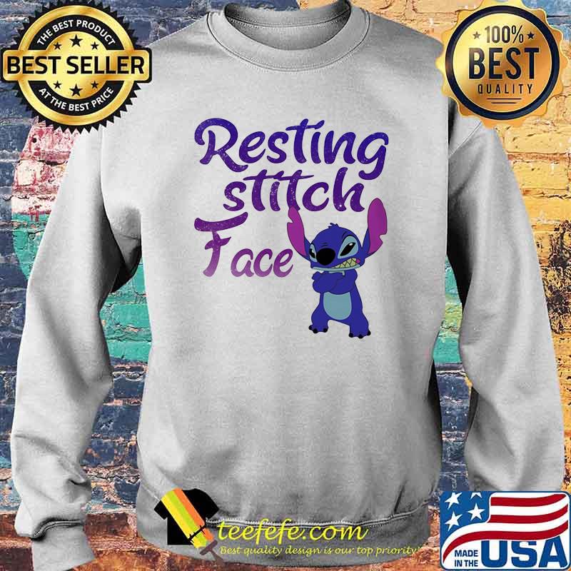Resting Stitch Face stitch Shirt Sweater Resting Stitch Face stitch Shirt Sweater