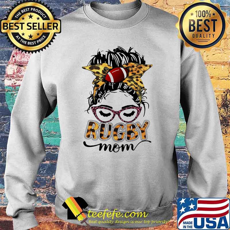 Rugby Mom Lepoard Shirt Sweater Rugby Mom Lepoard Shirt Sweater