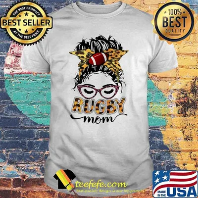 Rugby Mom Lepoard Shirt