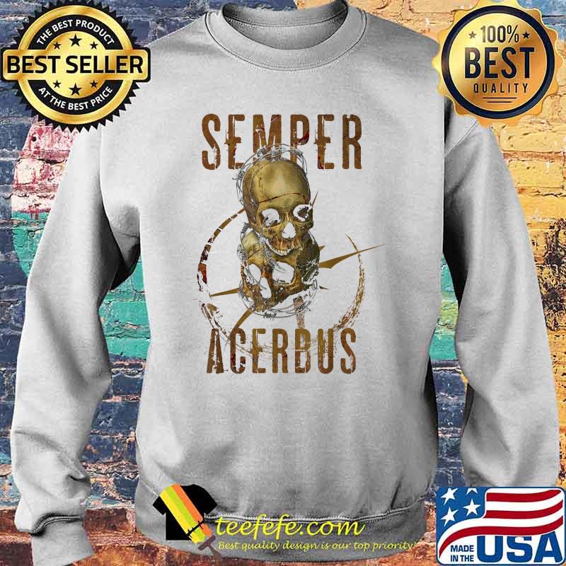 Semper Acerbus Twin Skulls T-Shirt Sweater Semper Acerbus Twin Skulls T-Shirt Sweater
