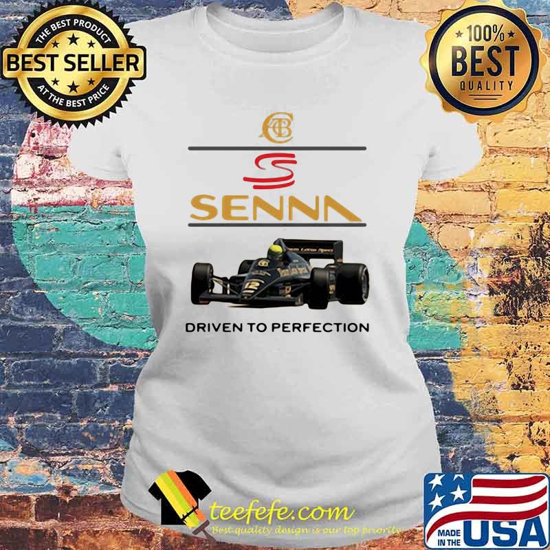 Senna Driven To Perfection Sprint AB Car Shirt Laides tee Senna Driven To Perfection Sprint AB Car Shirt Laides tee