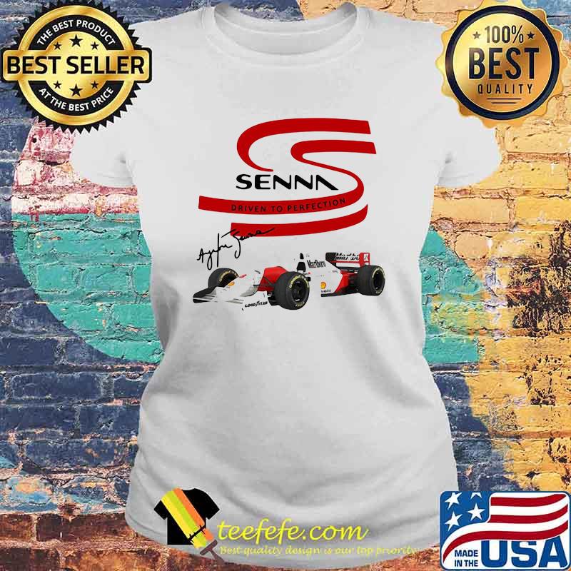 Senna Driven To Perfection Sprint Car Shirt Laides tee Senna Driven To Perfection Sprint Car Shirt Laides tee