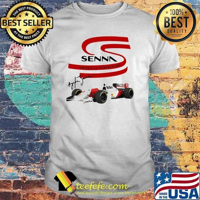Senna Driven To Perfection Sprint Car Shirt