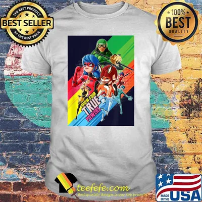 Show your true power Miraculous Collection Ladybug and All Heroez T-Shirt