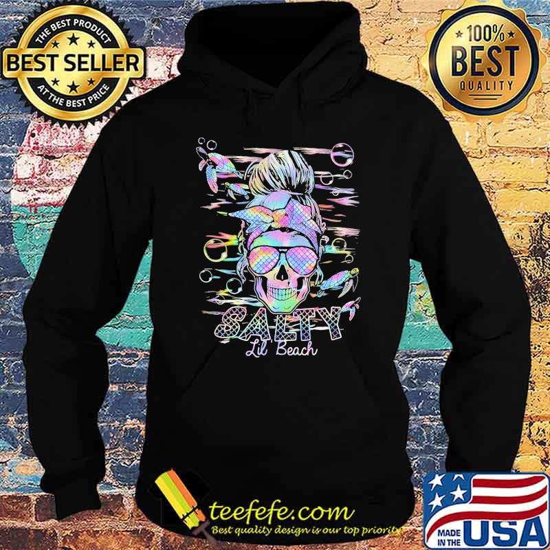 Skull Salty Lil' Beach Turtle Hologram Shirt Hoodie Skull Salty Lil' Beach Turtle Hologram Shirt Hoodie