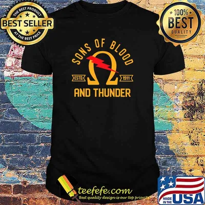 Sons of blood and thunder est 1911 shirt