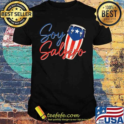 Soy Salsero Puerto Rico Puerto Rican Flag T-Shirt