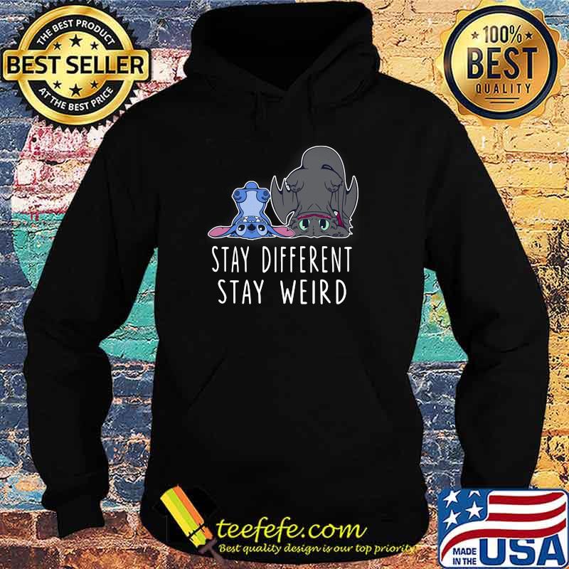 Stay Different Stay Weird Stitch And Dragon Shirt Hoodie Stay Different Stay Weird Stitch And Dragon Shirt Hoodie