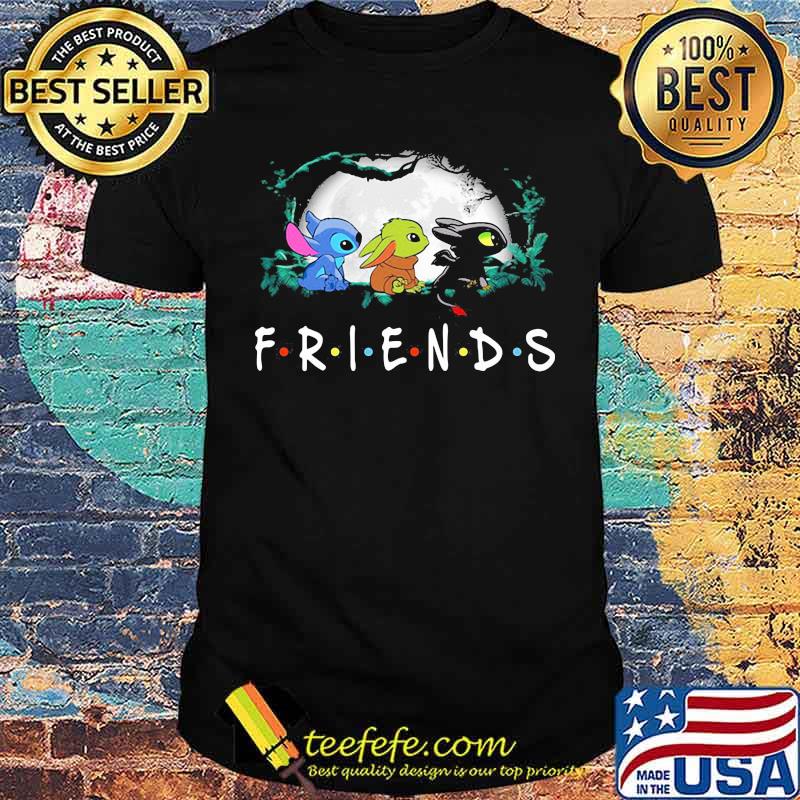 Stitch yoda toothless friends shirt Stitch yoda toothless friends shirt