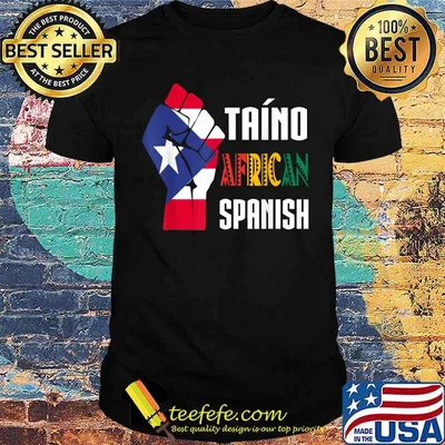 Taino African Spanish - Taino Nation Boricua T-Shirt