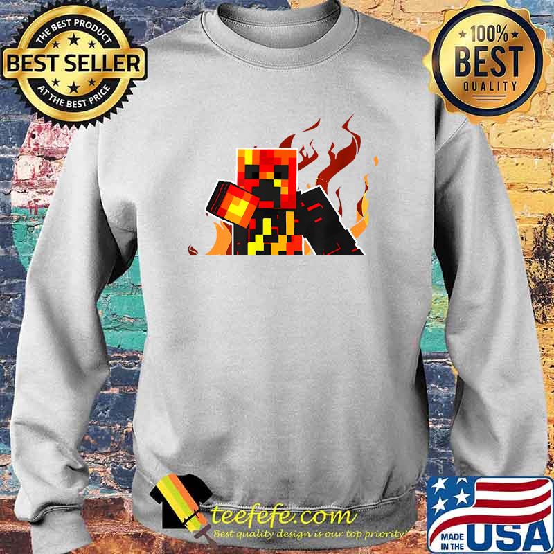 The Gaming Firer Behind With Fire Gamer Style T-Shirt Sweater The Gaming Firer Behind With Fire Gamer Style T-Shirt Sweater
