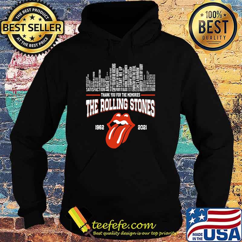 The rolling stones 1962 2021 thank you for the memories Hoodie The rolling stones 1962 2021 thank you for the memories Hoodie