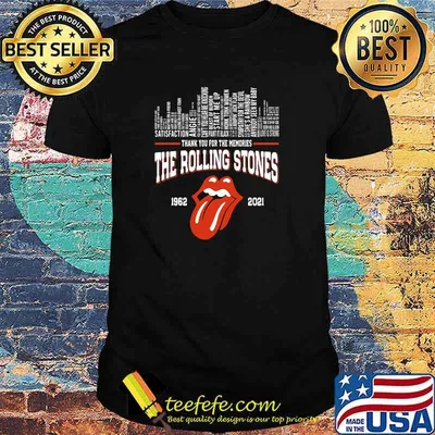 The rolling stones 1962 2021 thank you for the memories shirt