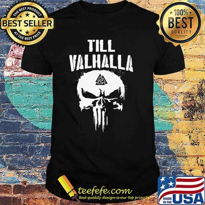 Till Valhalla Skull Shirt