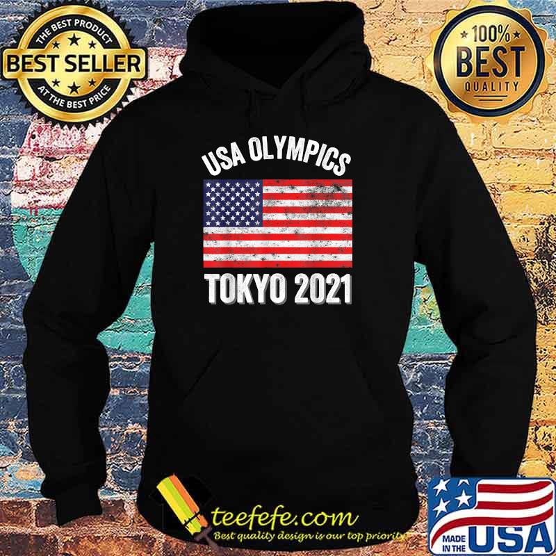 USA Olympics Tokyo 2021 Team American Flag T-Shirt Hoodie USA Olympics Tokyo 2021 Team American Flag T-Shirt Hoodie