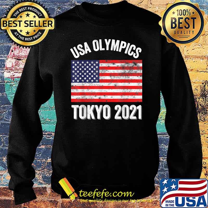 USA Olympics Tokyo 2021 Team American Flag T-Shirt Sweater USA Olympics Tokyo 2021 Team American Flag T-Shirt Sweater