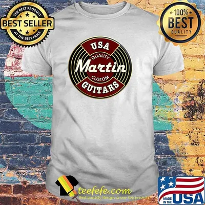 Usa Quality Martin Custom Guitars T-Shirt