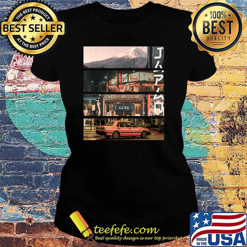 Vaporwave Japan Tokyo Osaka street T-Shirt Ladies tee Vaporwave Japan Tokyo Osaka street T-Shirt Ladies tee