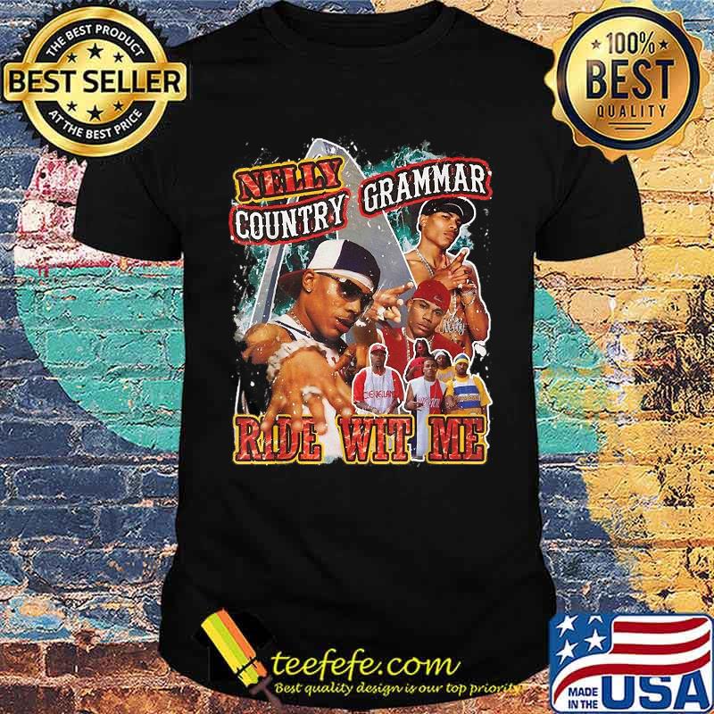 Vintage Nellys Country Grammar Ride Wit Me Rapper T-Shirt