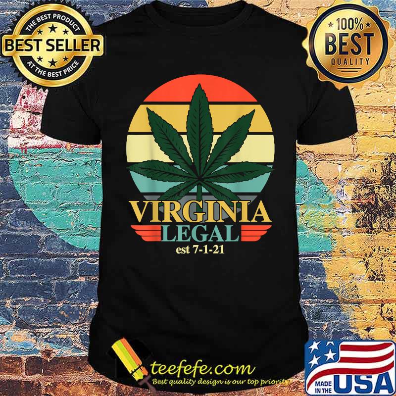 Virginia Legal Medical Marijuana Cannabis Vintage Shirt Virginia Legal Medical Marijuana Cannabis Vintage Shirt