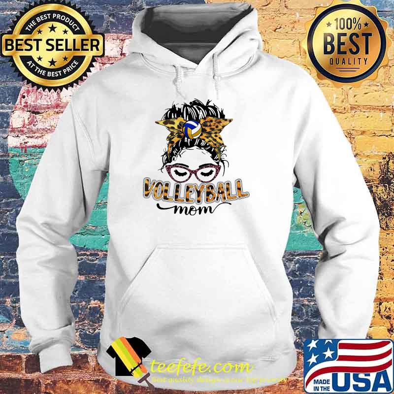 Volleyball Mom Lepoard Shirt Official Shirt Hoodie Volleyball Mom Lepoard Shirt Official Shirt Hoodie
