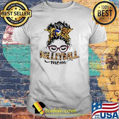 Volleyball Mom Lepoard Shirt Official Shirt