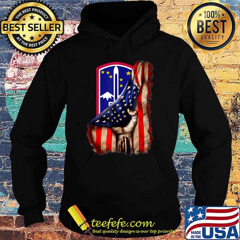 172nd Infantry Brigade American Flag T-Shirt Hoodie 172nd Infantry Brigade American Flag T-Shirt Hoodie