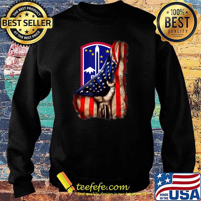 172nd Infantry Brigade American Flag T-Shirt Sweater 172nd Infantry Brigade American Flag T-Shirt Sweater