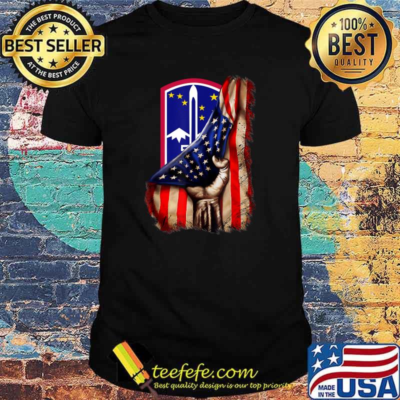 172nd Infantry Brigade American Flag T-Shirt 172nd Infantry Brigade American Flag T-Shirt