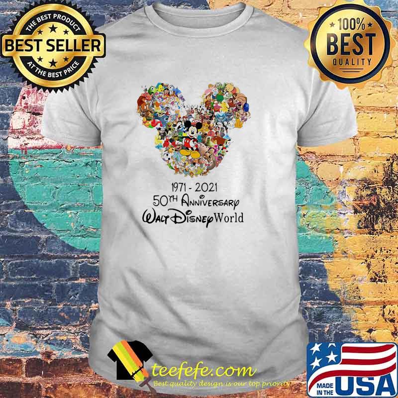 1971 2021 50th anniversary walt disney world shirt