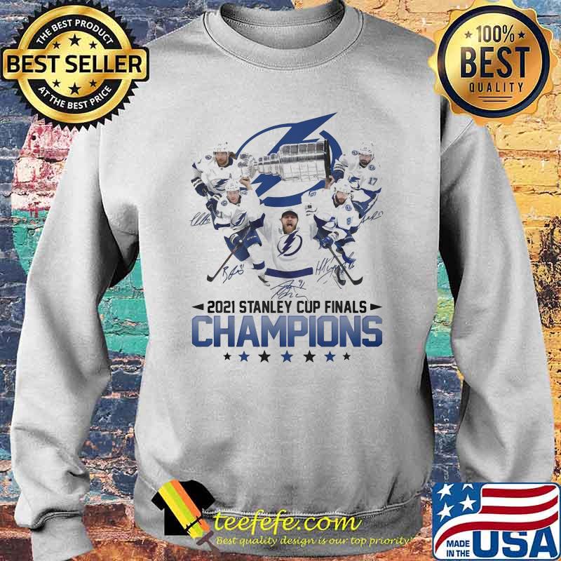 2021 stanley cup champions tampa bay lightning signatures Sweater 2021 stanley cup champions tampa bay lightning signatures Sweater