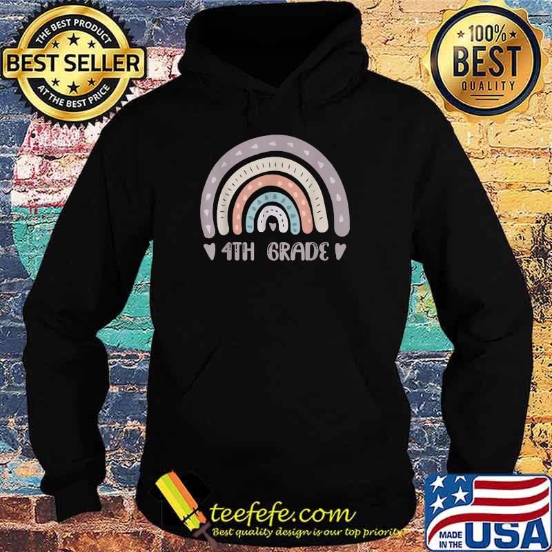 4th Grade Teacher Rainbow Back To School T-Shirt Hoodie 4th Grade Teacher Rainbow Back To School T-Shirt Hoodie