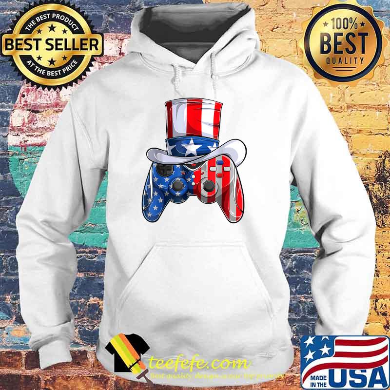 4th Of July Patriotic American Flag Video Game T-Shirt Hoodie 4th Of July Patriotic American Flag Video Game T-Shirt Hoodie