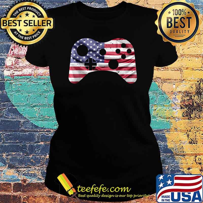 4th Of July Video Game Game Men USA Flag Shirt Ladies tee 4th Of July Video Game Game Men USA Flag Shirt Ladies tee