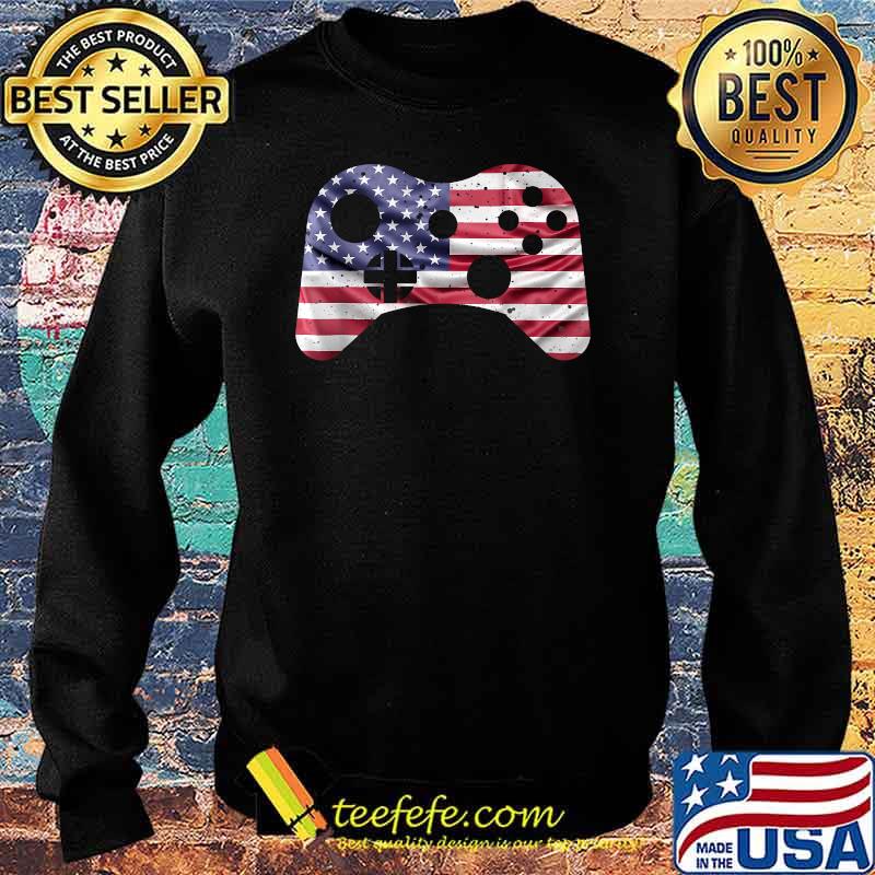4th Of July Video Game Game Men USA Flag Shirt Sweater 4th Of July Video Game Game Men USA Flag Shirt Sweater