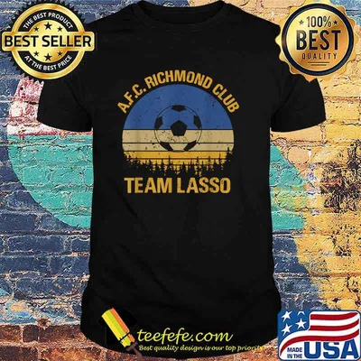Afc Richmond Club Team Lasso Soccer Vintage T-Shirt