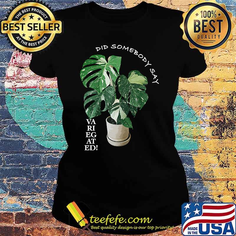 Albo Monstera Variegated Premium Shirt Ladies tee Albo Monstera Variegated Premium Shirt Ladies tee