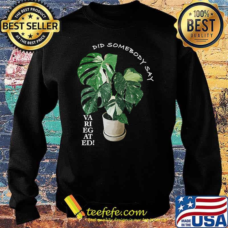 Albo Monstera Variegated Premium Shirt Sweater Albo Monstera Variegated Premium Shirt Sweater