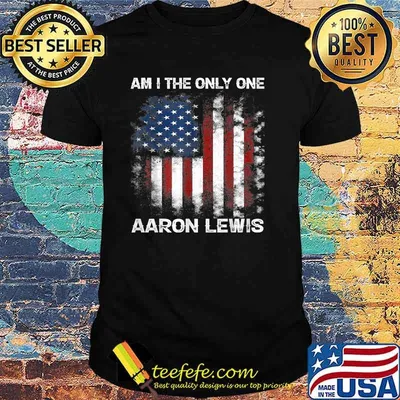 Am I The Only One Aaron Lewis American Flag T-Shirt