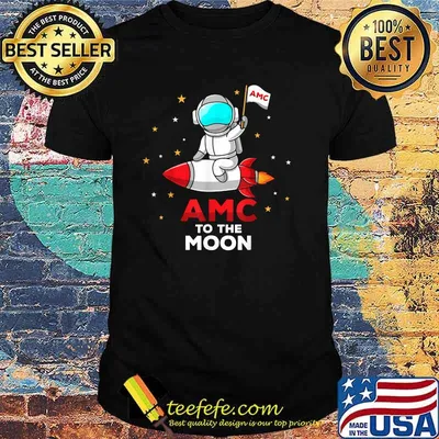 AMC Rocket to the moon HODL till the moon crypto T-Shirt